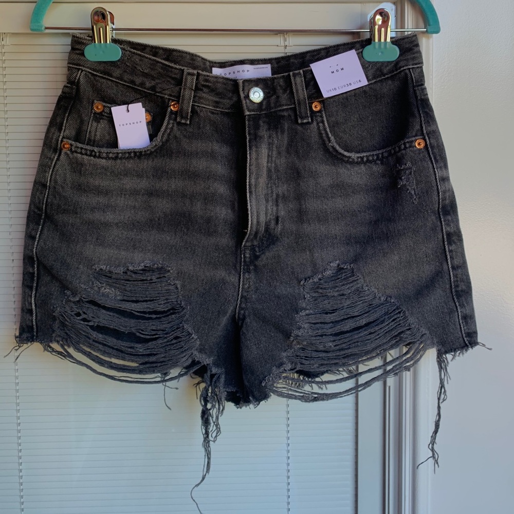 Topshop Highwaisted Mom Shorts